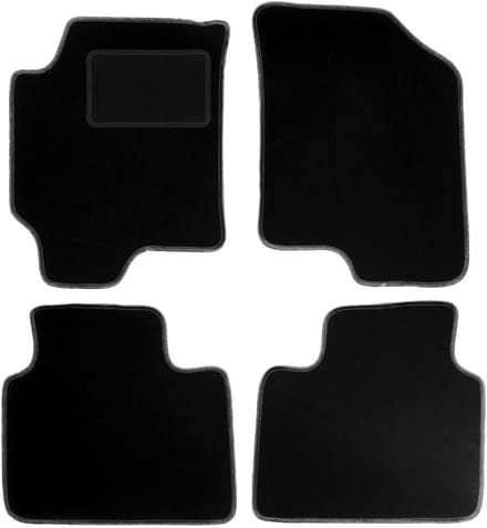 Zwarte velours vloermatten voor: Hyundai Elantra III sedan (2000-20006)