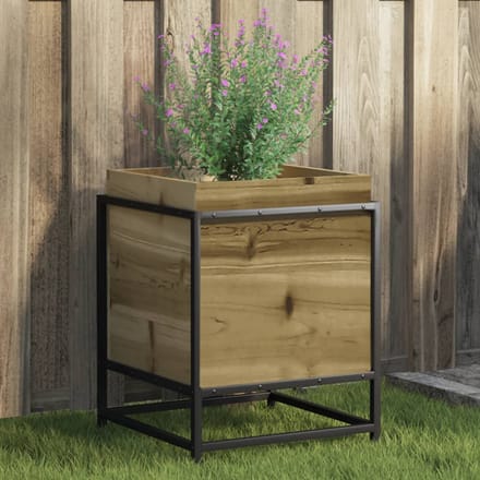 vidaXL - Plantenbak - 40x40x50 - cm - geïmpregneerd - grenenhout