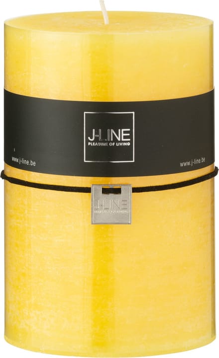 J-Line cilinderkaars - geel - extra large - 95U