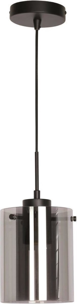 Freelight Interno Hanglamp Zwart & Smoke Glas