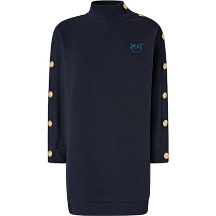 Vrouwenkappen Pinko - muesli maxi sweater - blauw