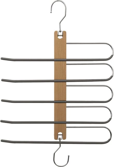 Five Kledingkast - 5 broeken - 33 x 49 cm - kleerhangers/broekhangers