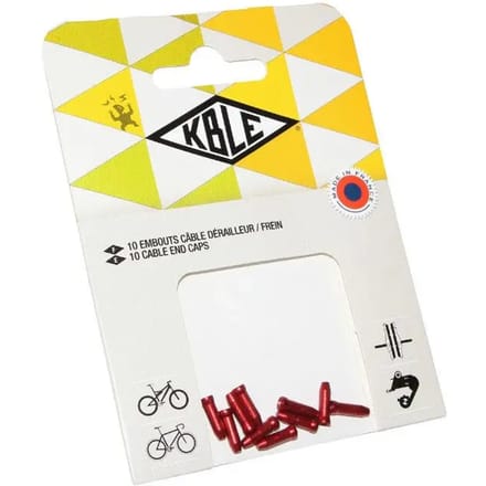 Set van 10 stuks kabeluiteinde derailleurkabel Transfil