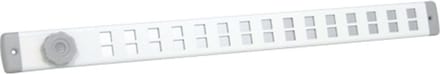 Nedco BV Bold Line schuifrooster 500x40mm aluminium wit