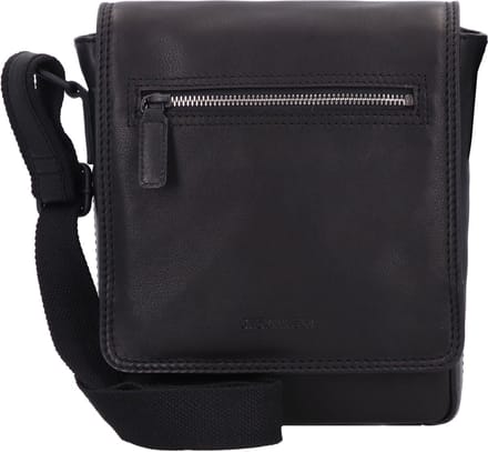 Jack Kinsky Brisbane 3 Schoudertas Leer 20 cm - Jongens - schwarz