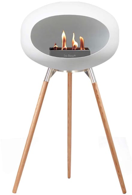 Le Feu Bio Ethanol Haardvuur - White Ground Wood Oak