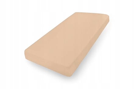 Jersey Hoeslaken met Elastiek 210/220x190/200 cm - Beige