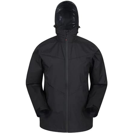 Mountain Warehouse Heren Rift Extreme 2.5 Layer waterdichte jas (Zwart)