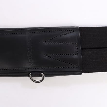 Horsegear Singel Horsegear Hgluxe Leather Zwart