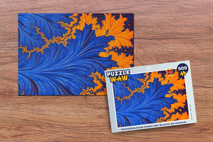 Puzzel Bladeren - Kunst - Psychedelisch - Legpuzzel - Puzzel 500 stukjes