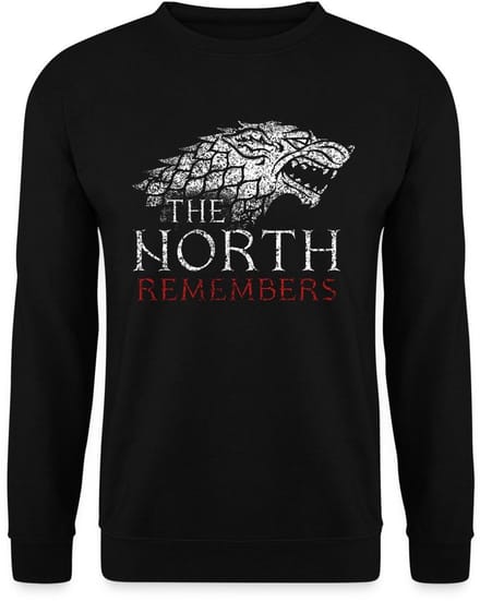 Game Of Thrones The North Remembers Schrikwolf Sweater Heren