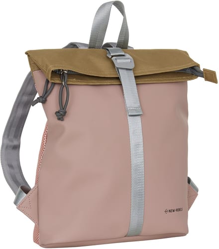 New Rebels Ferron Los Angeles oudroze 7L Rolltop Rugzak Waterafstotend