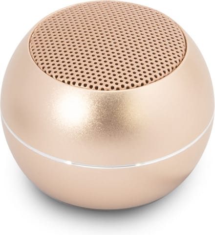 Guess Mini Bluetooth Speaker - 3W vermogen & 4 uur speeltijd - Goud