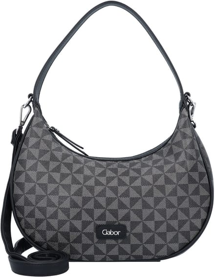 Gabor Schoudertas Barina Banana Bag Mixed Black Zwart