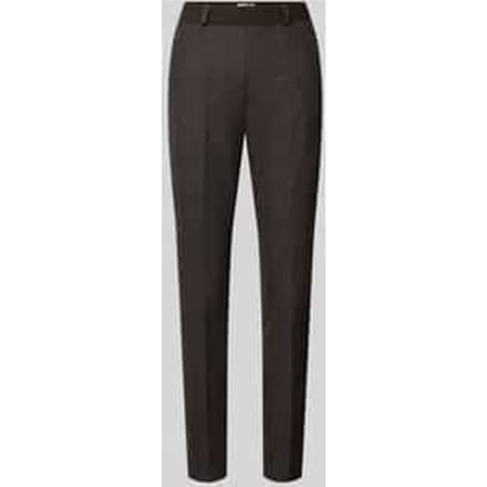 Slim fit broek van materiaalmix met viscose