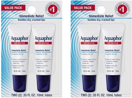 Aquaphor Lippenbalsem Sticks 4-pack – Hydraterend & Beschermend SPF30 (DUS IN TOTAAL 4 STICKS IN 2 PAKKETTEN)