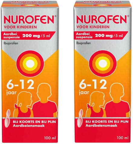Nurofen Suspensie voor Kinderen 200mg/5ml - 2 x 100 ml