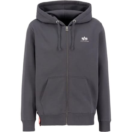 Hooded sweatshirt met rits Alpha Industries Basic