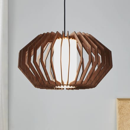 EGLO Rusticaria Hanglamp - E27 - Ø 45 cm - Zwart|Bruin|Wit
