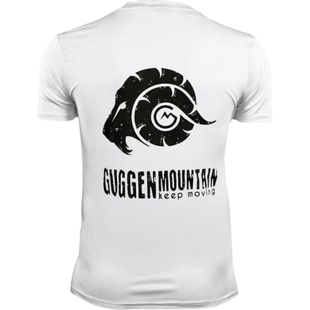Heren Fitness Functioneel T-shirt met Logo Sport Outdoor Wit