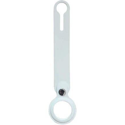 Silicone Lus Sleutelhanger - Wit - Geschikt Voor AirTag
