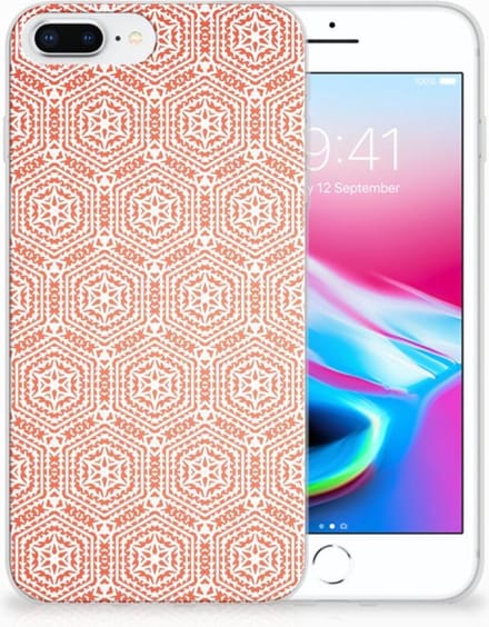 Apple iPhone 7 Plus | 8 Plus TPU bumper Pattern Orange