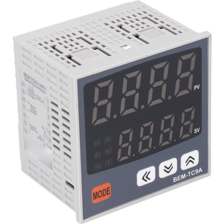 Contrôleur de température PID double sortie 96x96mm Thermostat intelligent numérique 100 ?240 VCA black