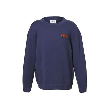LUPILU Gebreide kinder trui (Blauw, 122/128)