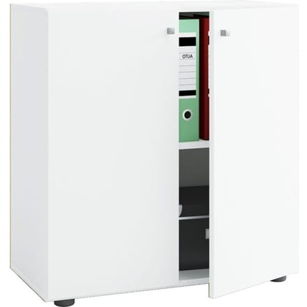 VCM Kast Lona (Openslaande deuren, wit, L)
