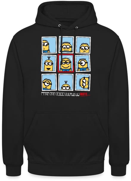 Minions Thuis Kantoor Problemen Hoodie Unisex