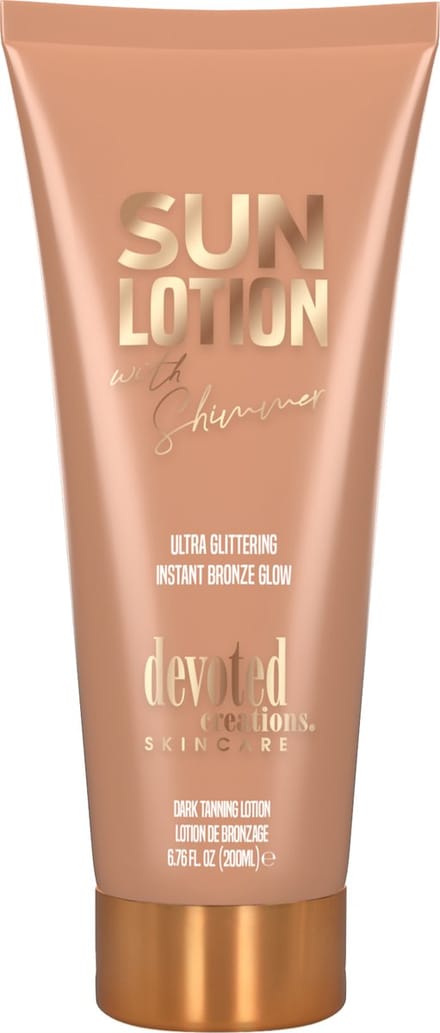 Devoted Creations - Sun Lotion with Shimmer - 200ml