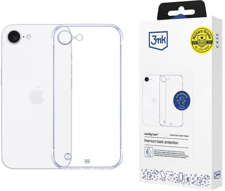 Apple iPhone 16E - 3mk Just20g doorzichtig hoesje