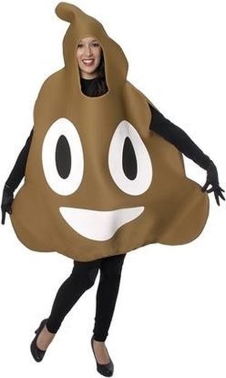 Shit Emoticon volwassen maat
