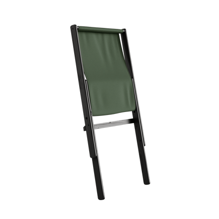 Karup Boogie klapstoel - 756 Olive Green - 202 black lacquered