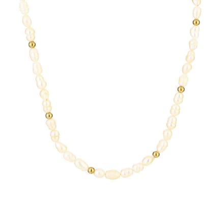 Go Dutch Label Oorknoppen chain ruit crystal Gold E2261-2
