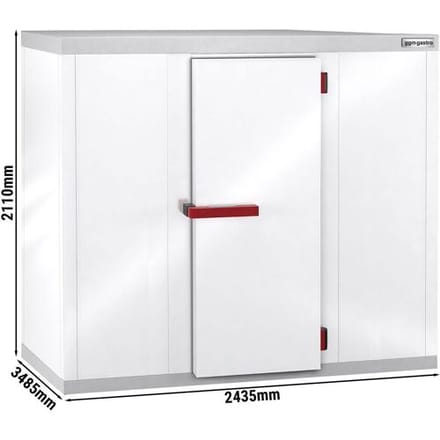 GGM Gastro Kühlzelle - 2430x3480mm - 14,75m³ Wit