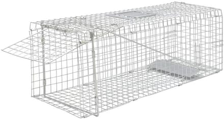 vidaXL Diervriendelijke val gegalvaniseerd 80 cm