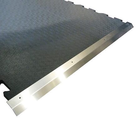 RVS Aanloop profiel voor Puzzel Stalmat 80 cm
