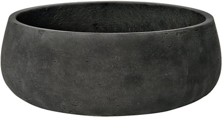 Pottery Pots Schaal-Plantenbak Eileen Black Washed-Grijs-Zwart D 29 cm H 11 cm