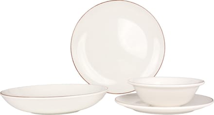 Bonna Serviesset (Medium) - Retro - 24 delig - 6 persoons - Porselein