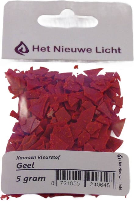 Het Nieuwe Licht ® - Kaarsen kleurstof - GEEL - 5 gram