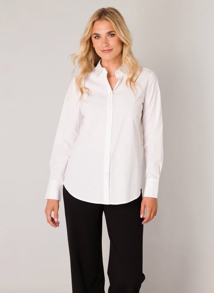 BASE LEVEL Yune Blouse - White - maat 38