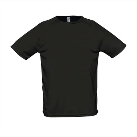 SOL'S Men´s Raglan Sleeves T Sporty L198 - Black - M