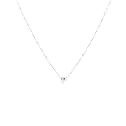 Letter-Ketting-P-Zilver