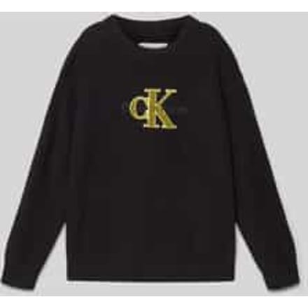 Gebreide pullover met ribboorden