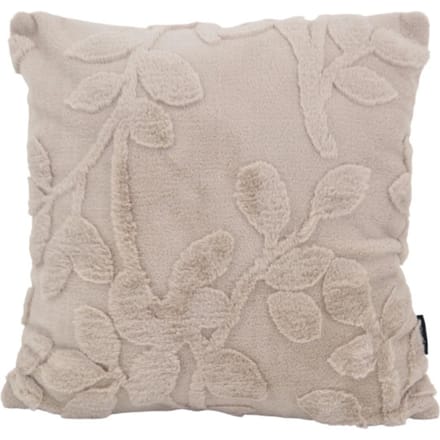 NOVÉE Furry plant beige | 45 x 45 cm | kussenhoes | polyester
