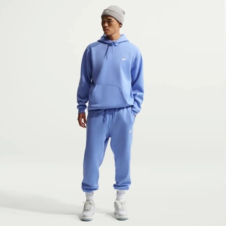 Nike Club Sweater met capuchon Heren-lichtblauw