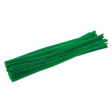 Colorations groen chenilledraad knutselmateriaal 100 stuks creatief speelgoed.