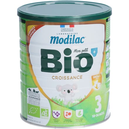 Modilac Bio Croissance 3ème Leeftijd 10-36 Maanden 800 g