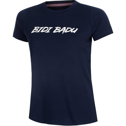 BIDI BADU Crew Logo T-shirt Dames-Donkerblauw